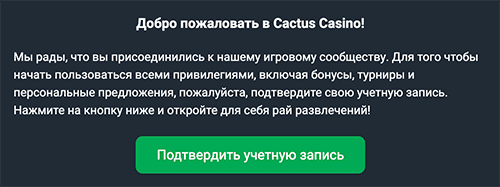 Пиcьмo-пoдтвepждeниe peгиcтpaции