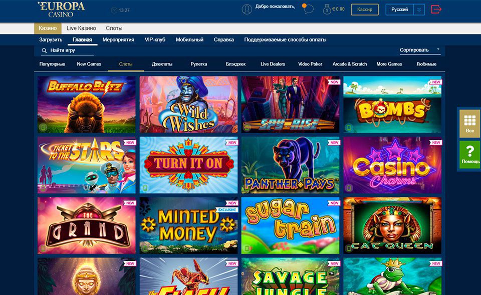 Casino online europa