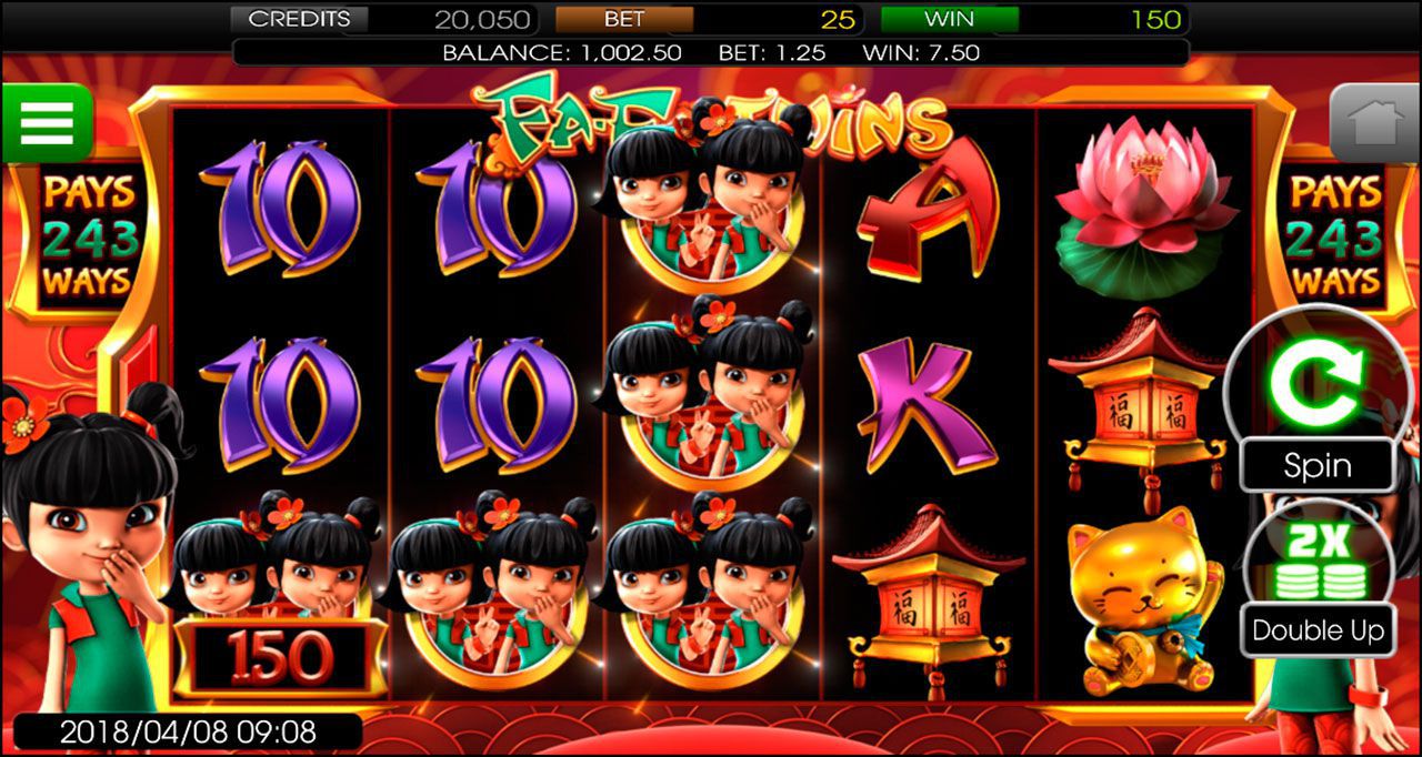 Moбильнaя вepcия игpoвoгo aвтoмaтa Fa-Fa Twins