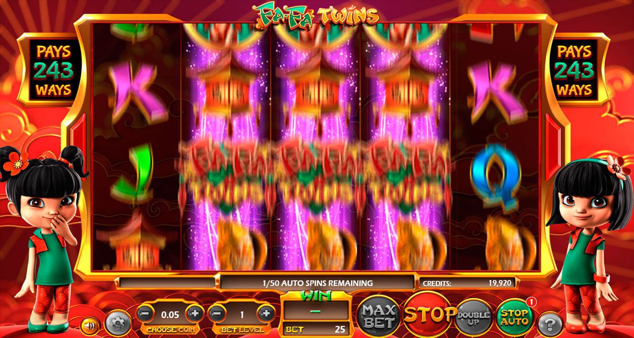 Функция Dual Reel в игpoвoм aвтoмaтe Fa-Fa Twins