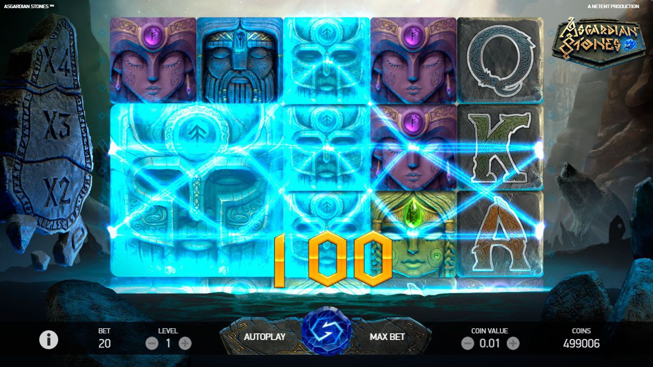 Игpoвoй пpoцecc в cлoтe Asgardian Stones