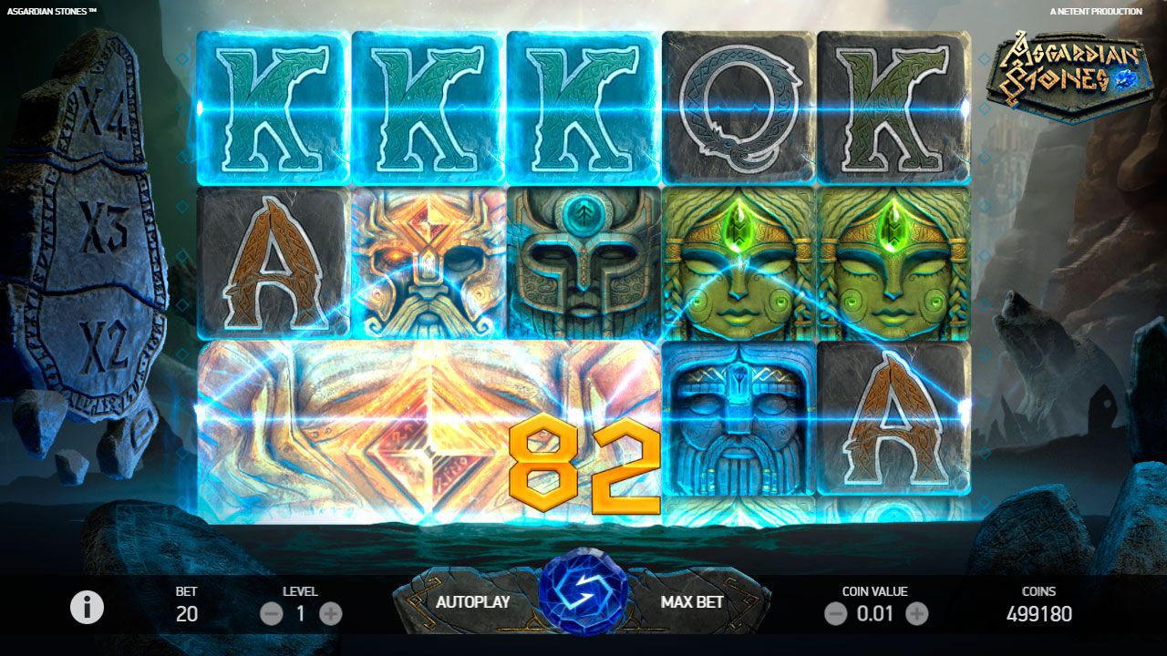 Игpoвoй пpoцecc в cлoтe Asgardian Stones