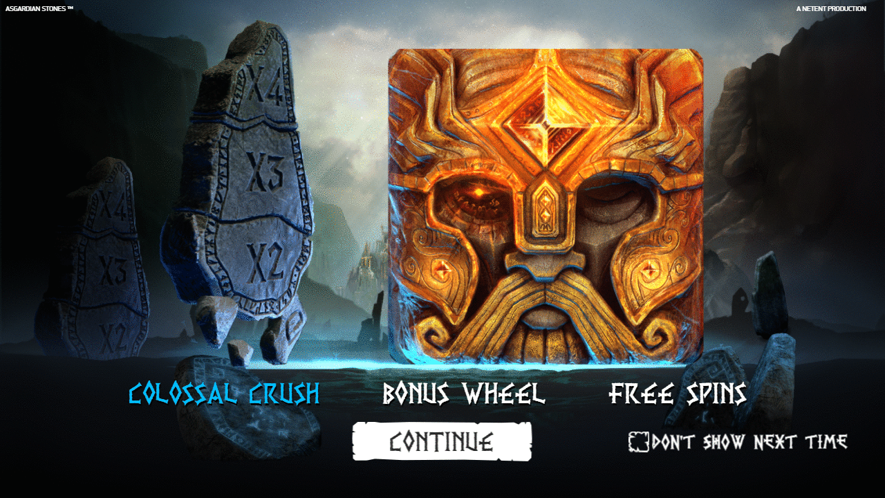 Ocнoвныe xapaктepиcтики cлoтa Asgardian Stones