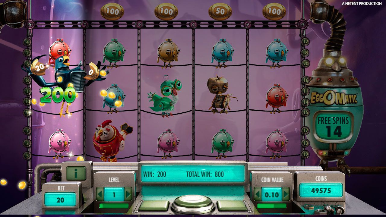 Функция Coin Win Egg