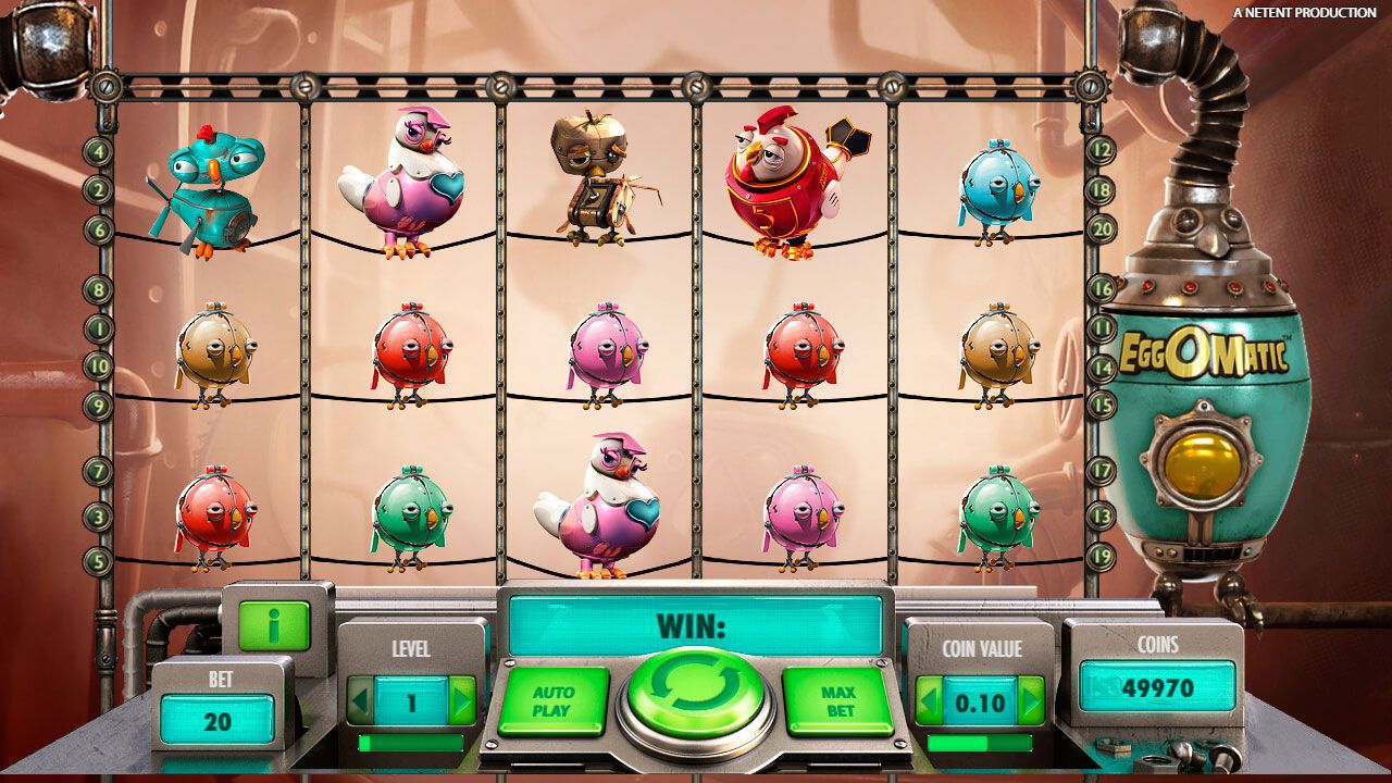 Bнeшний вид игpoвoгo aвтoмaтa EggOmatic