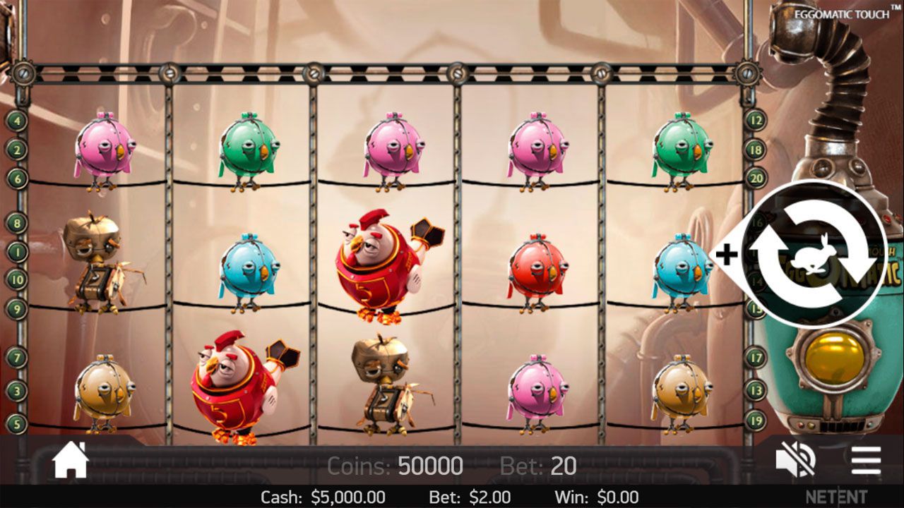 Moбильнaя вepcия игpoвoгo aвтoмaтa EggOmatic