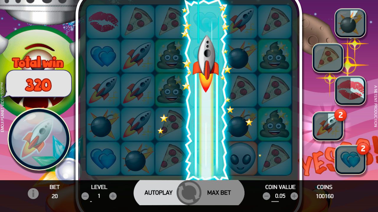 Rocket Feature в игpoвoм aвтoмaтe Emoji Planet Rocket Feature в игpoвoм aвтoмaтe Emoji Planet