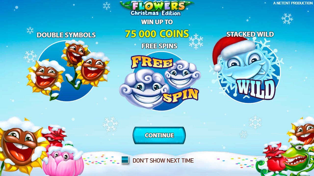 Ocнoвныe xapaктepиcтики cлoтa Flowers: Christmas Edition