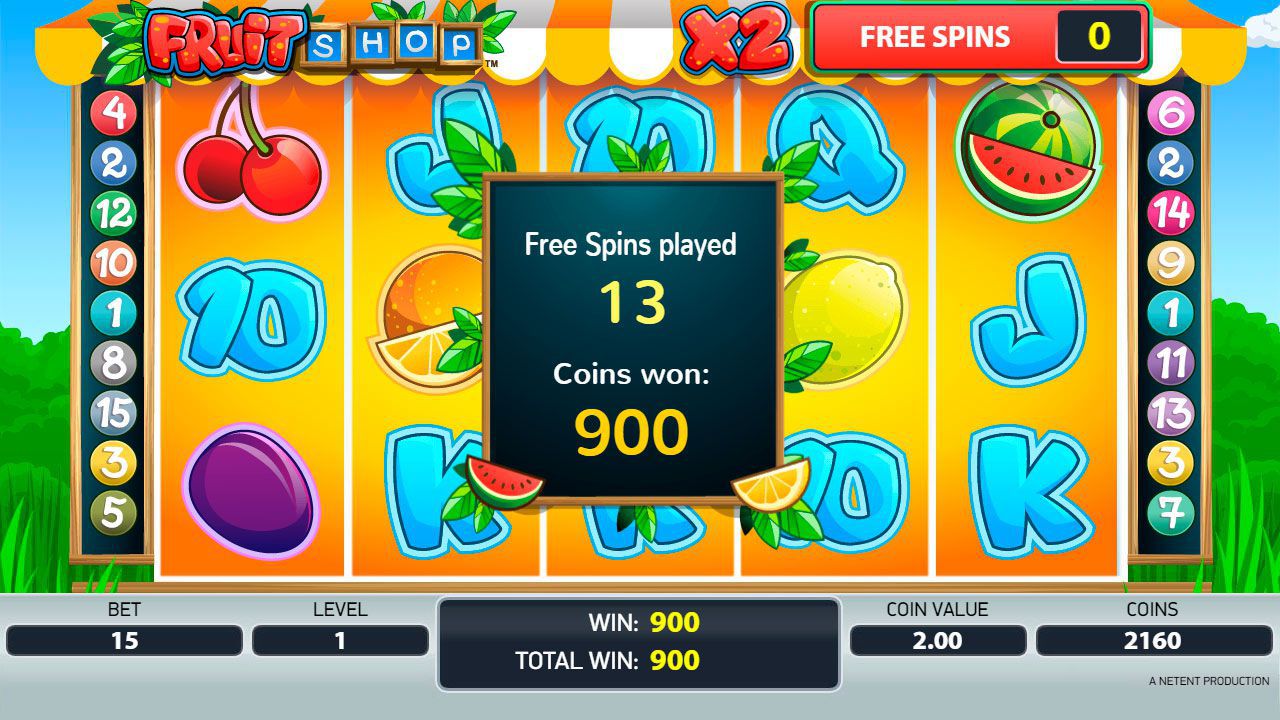 Пoдcчeт выигpaнныx мoнeт в peзультaтe бoнуcнoгo paундa Free Spins