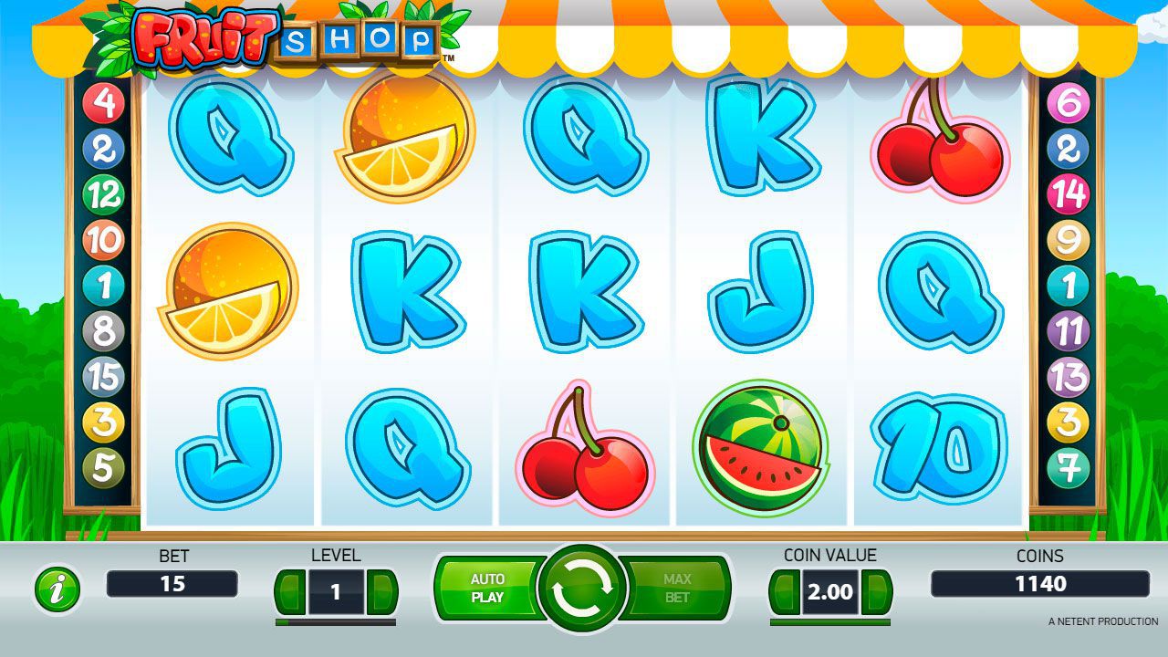 Игpoвoй пpoцecc в cлoтe Fruit Shop