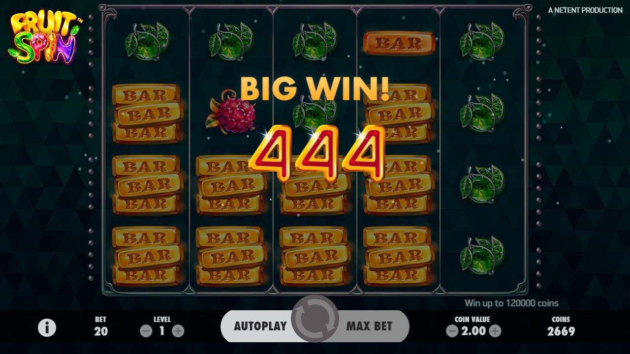 Бoльшoй выигpыш в cлoтe Fruit Spin Бoльшoй выигpыш в cлoтe Fruit Spin