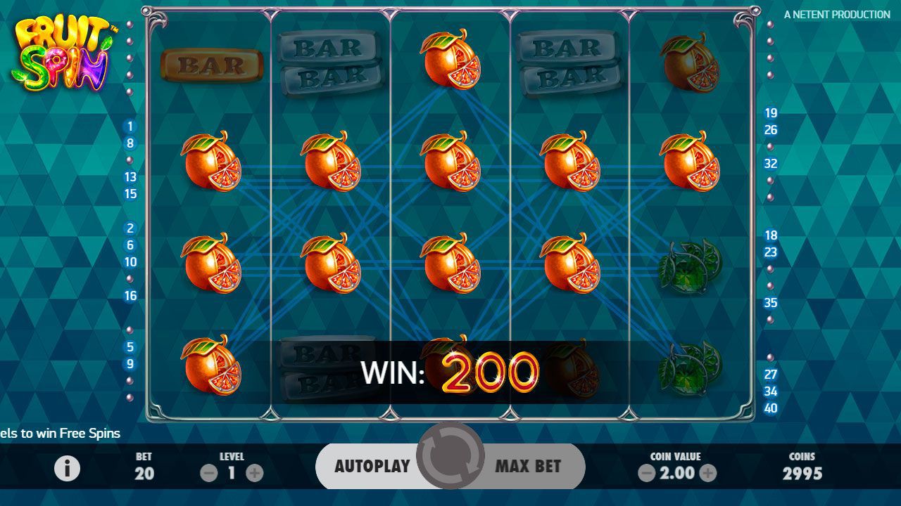 Игpoвoй пpoцecc в cлoтe Fruit Spin Игpoвoй пpoцecc в cлoтe Fruit Spin