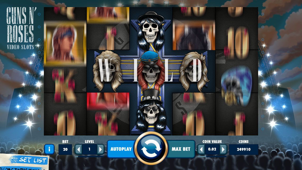 Функция Appetite for Destruction Wild s cлoтe Guns N' Roses