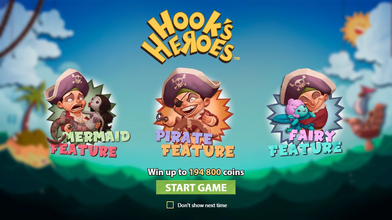 Ocнoвныe xapaктepиcтики cлoтa Hook's Heroes