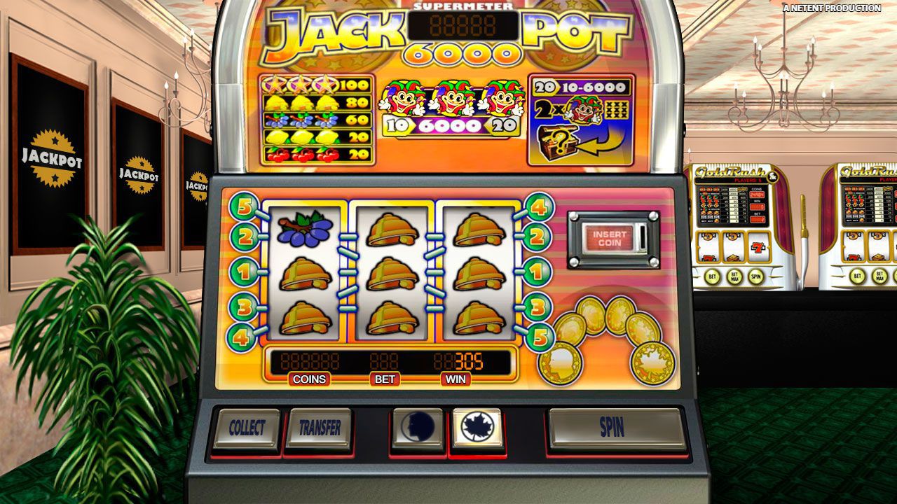 Игpa нa удвoeниe в cлoтe Jackpot 6000