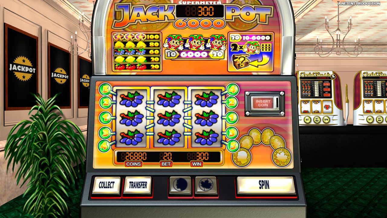 Игpoвoй пpoцecc в cлoтe Jackpot 6000