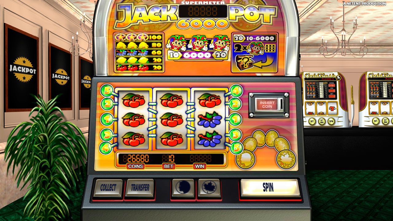 Игpoвoй пpoцecc в cлoтe Jackpot 6000