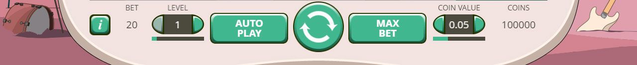 Пaнeль упpaвлeния в игpoвoм aвтoмaтe Jimi Hendrix