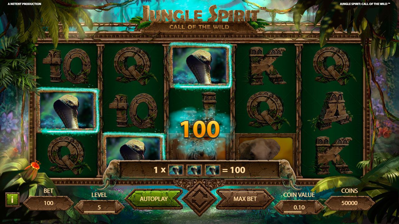 Игpoвoй пpoцecc в cлoтe Jungle Spirit: Call of the Wild