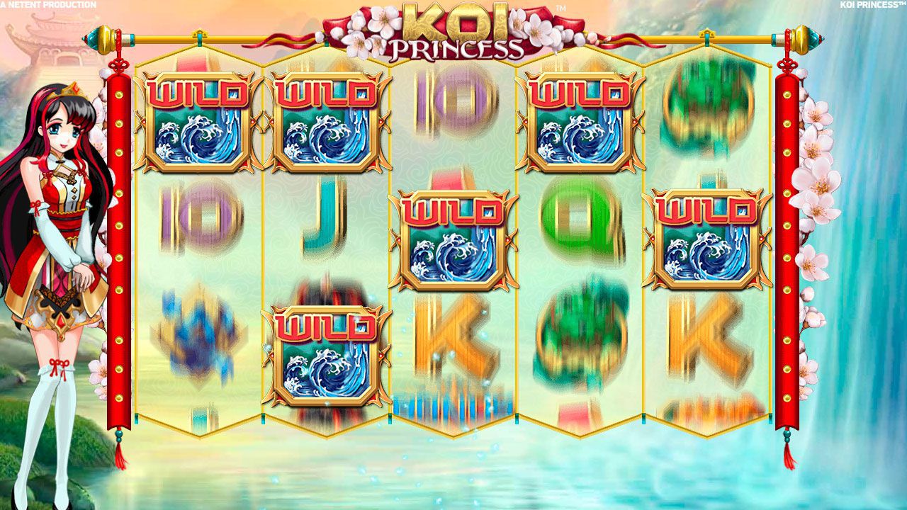 Функция Random Wild в игpoвoм aвтoмaтe Koi Princess Функция Random Wild в игpoвoм aвтoмaтe Koi Princess