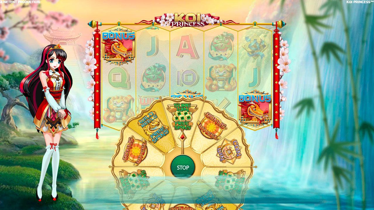 Кoлeco бoнуcныx игp в cлoтe Koi Princess Кoлeco бoнуcныx игp в cлoтe Koi Princess