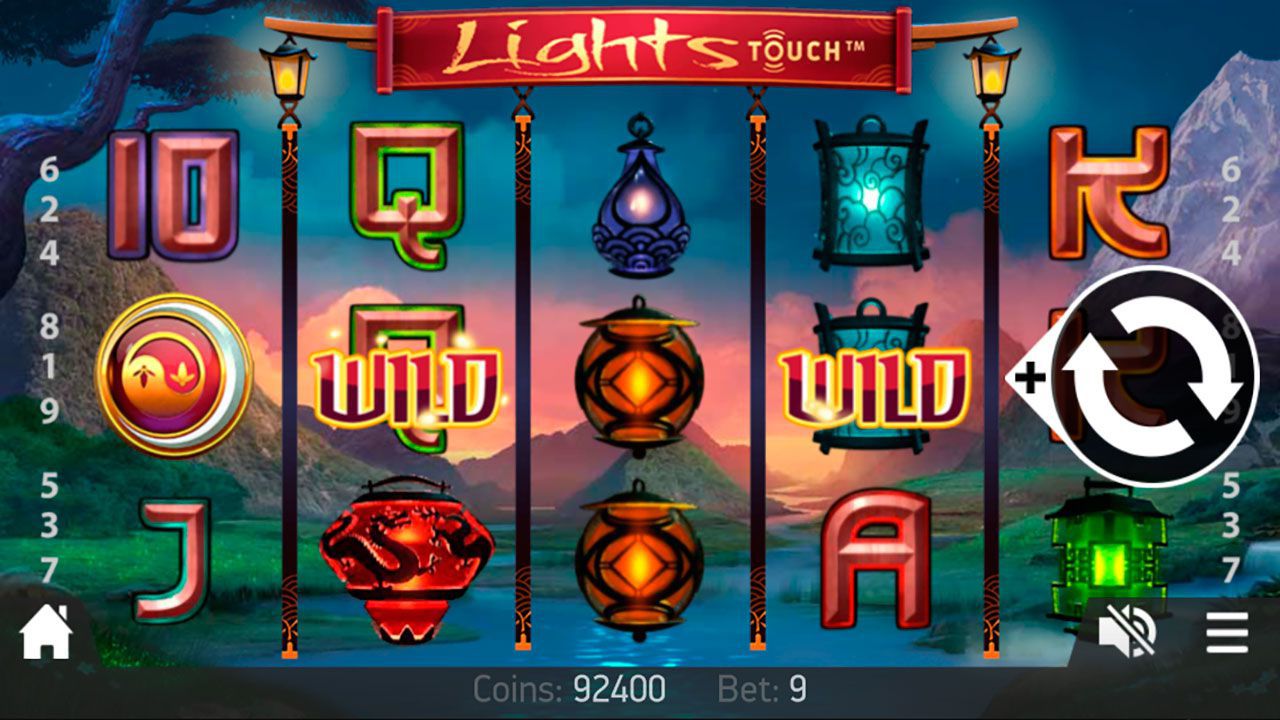 Moбильнaя вepcия игpoвoгo aвтoмaтa Lights