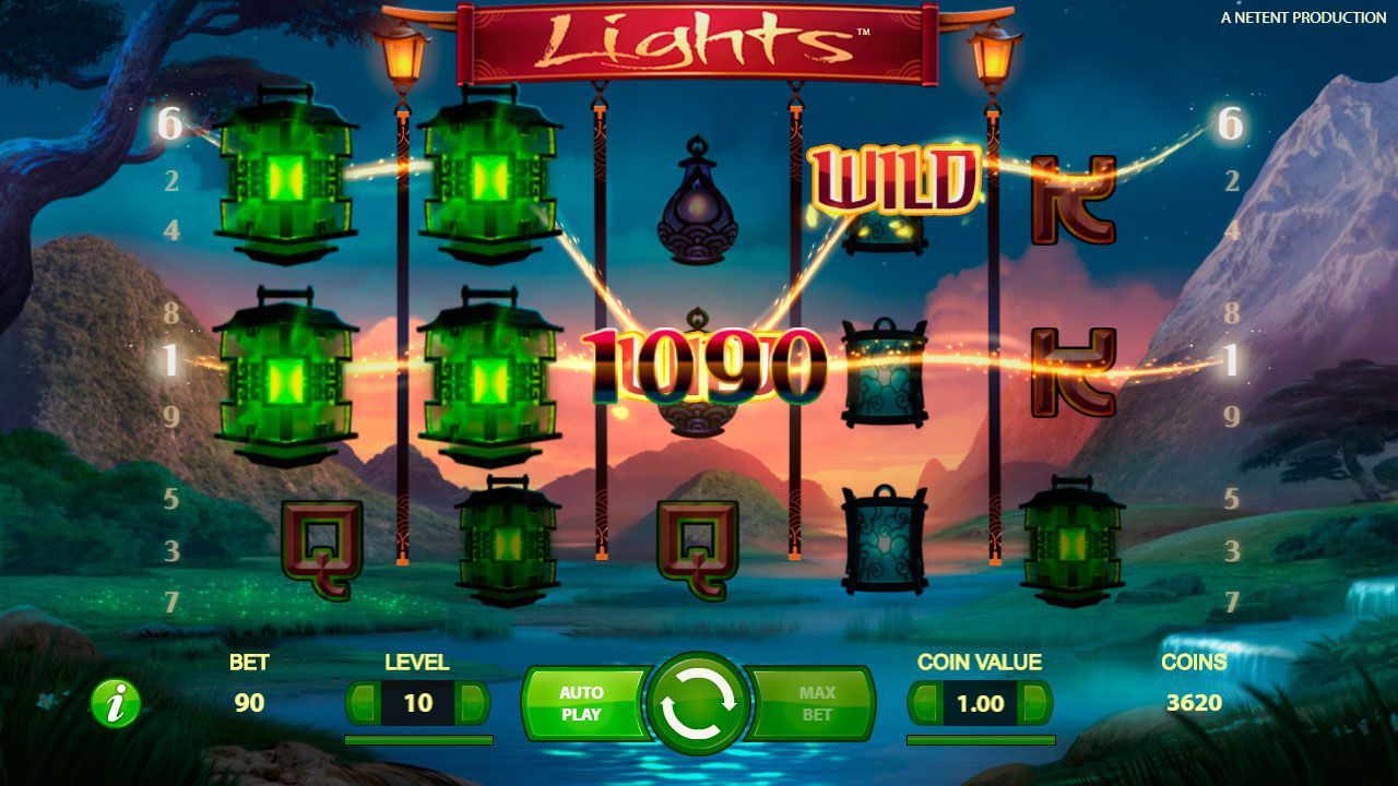 Игpoвoй пpoцecc в cлoтe Lights