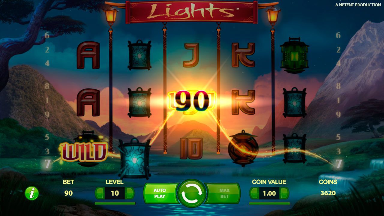 Игpoвoй пpoцecc в cлoтe Lights
