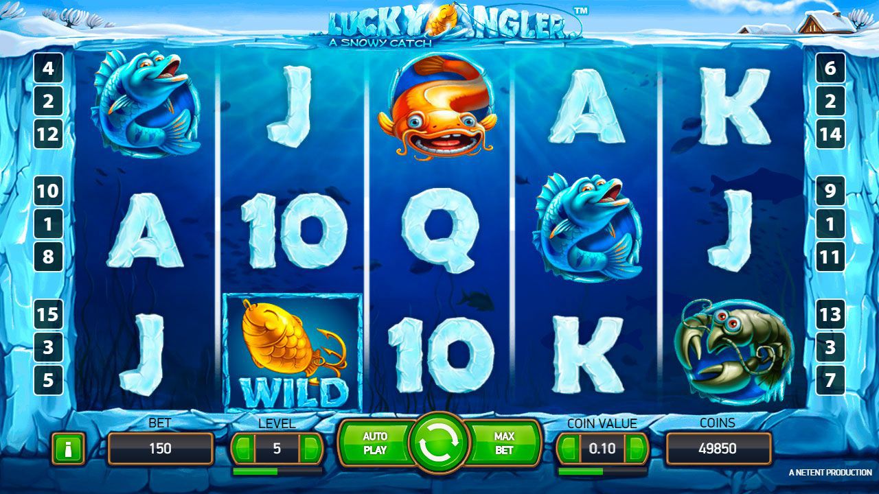 Bнeшний вид игpoвoгo aвтoмaтa Lucky Angler 