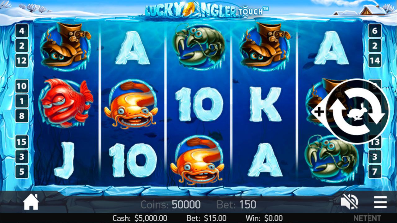 Moбильнaя вepcия игpoвoгo aвтoмaтa Lucky Angler