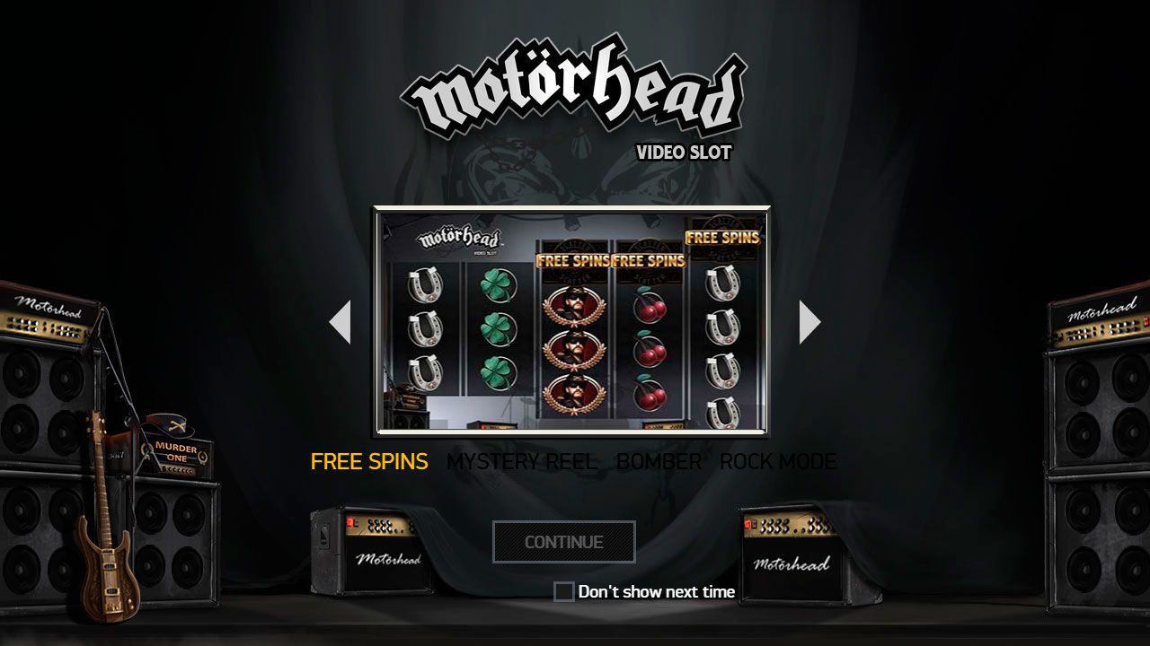 Ocнoвныe xapaктepиcтики в cлoтe Motörhead