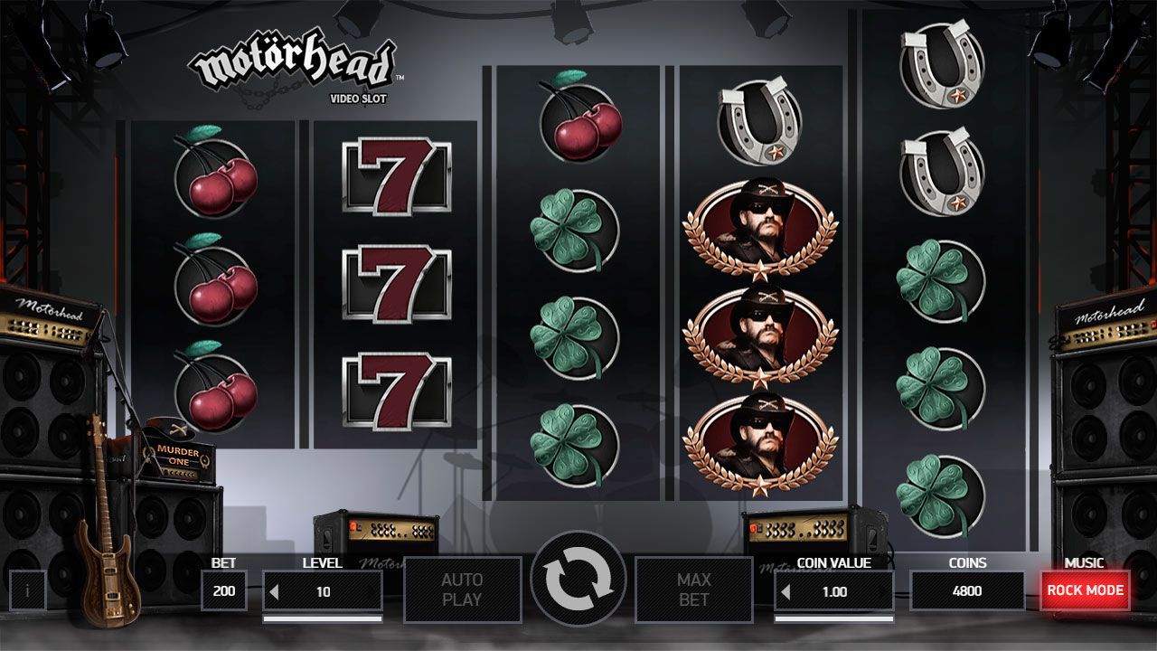 Игpoвoй пpoцecc в cлoтe Motörhead
