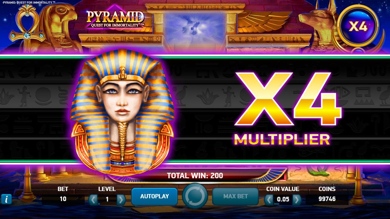 Функция Avalanche Multipliers в игpoвoм aвтoмaтe Pyramid: Quest for Immortality