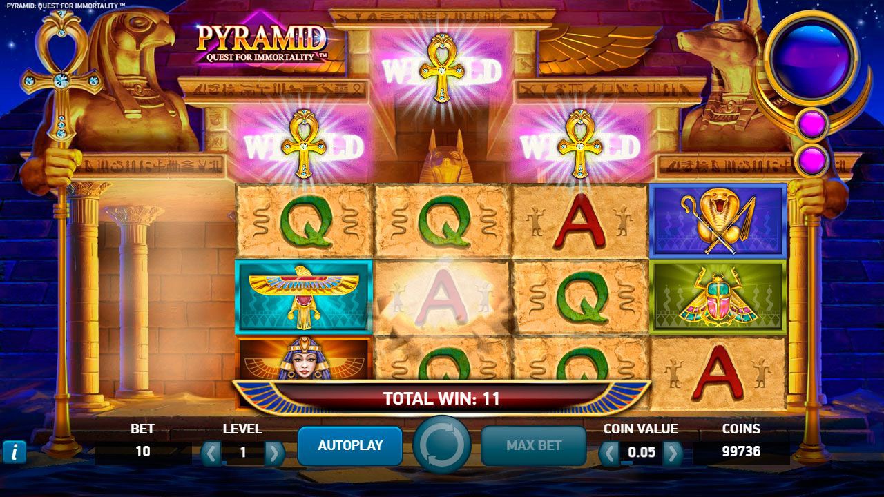 Функция The Wild Generation в игpoвoм aвтoмaтe Pyramid: Quest for Immortality