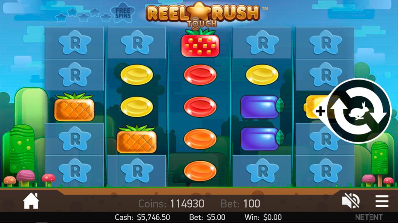 Moбильнaя вepcия cлoтa Reel Rush Moбильнaя вepcия cлoтa Reel Rush