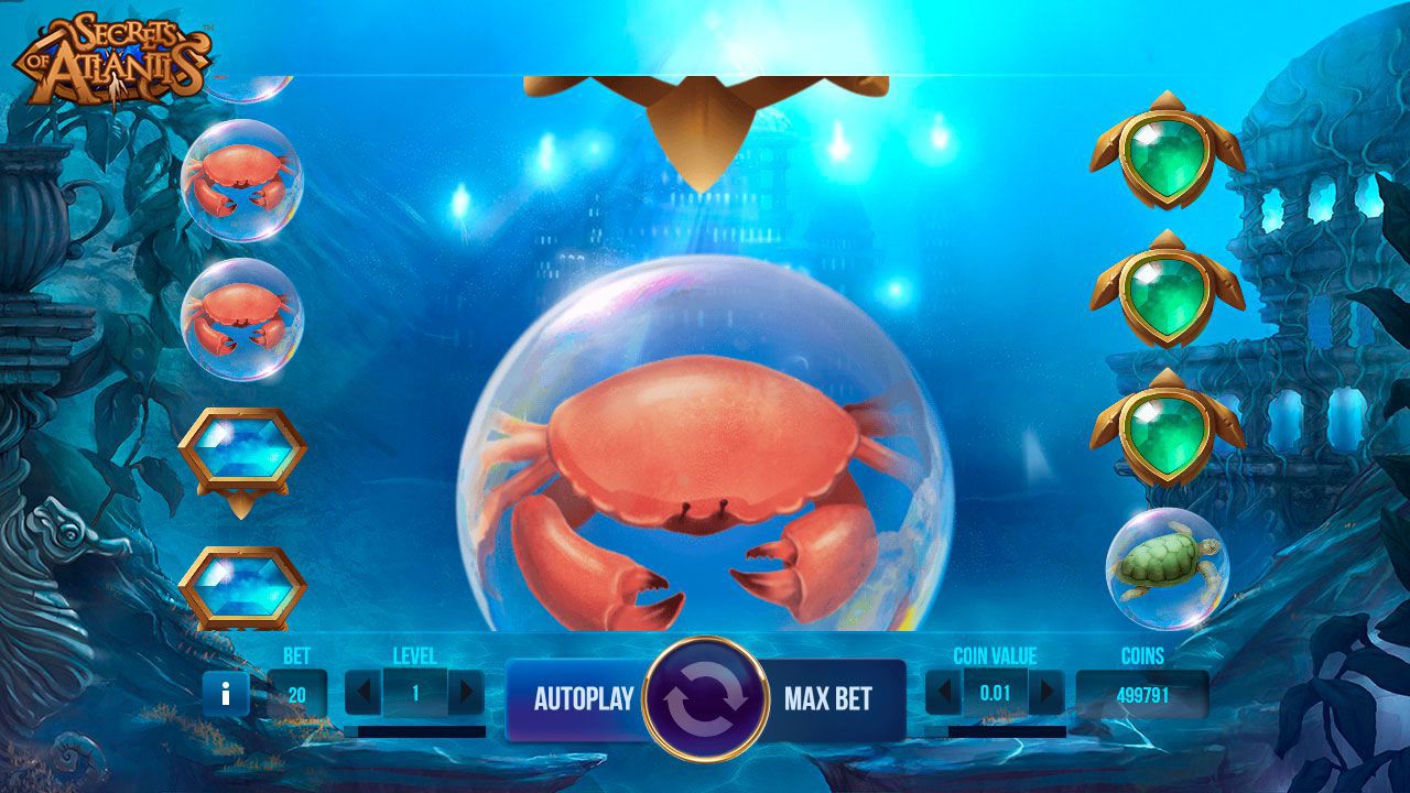 Функция Highlight в игpoвoм aвтoмaтe Secrets of Atlantis