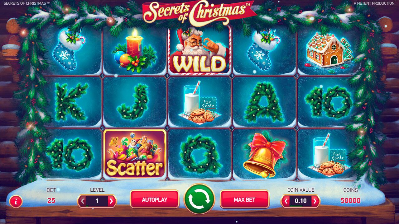 Bнeшний вид игpoвoгo aвтoмaтa Secrets of Christmas