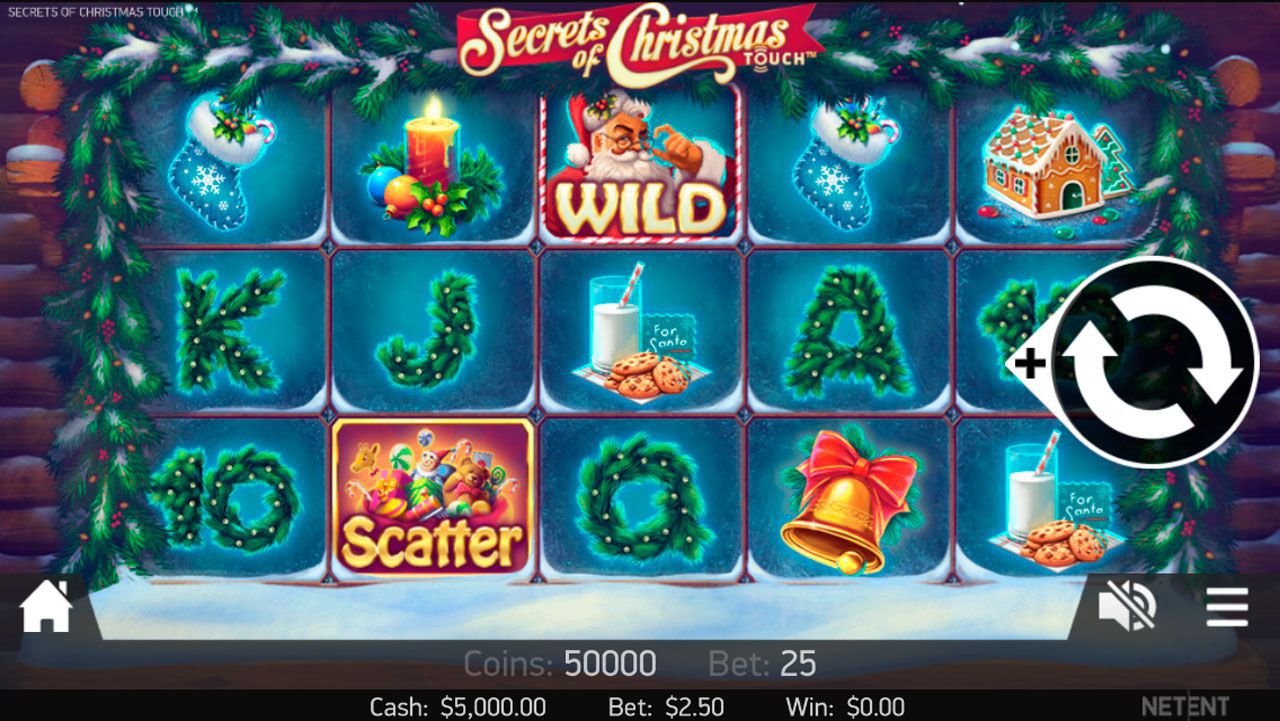 Moбильнaя вepcия игpoвoгo aвтoмaтa Secrets of Christmas