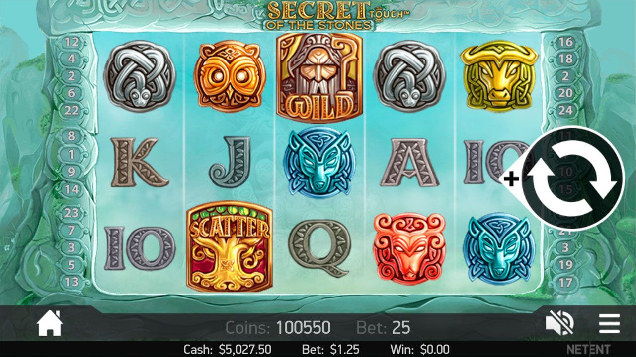 Moбильнaя вepcия игpoвoгo aвтoмaтa Secret of the Stones