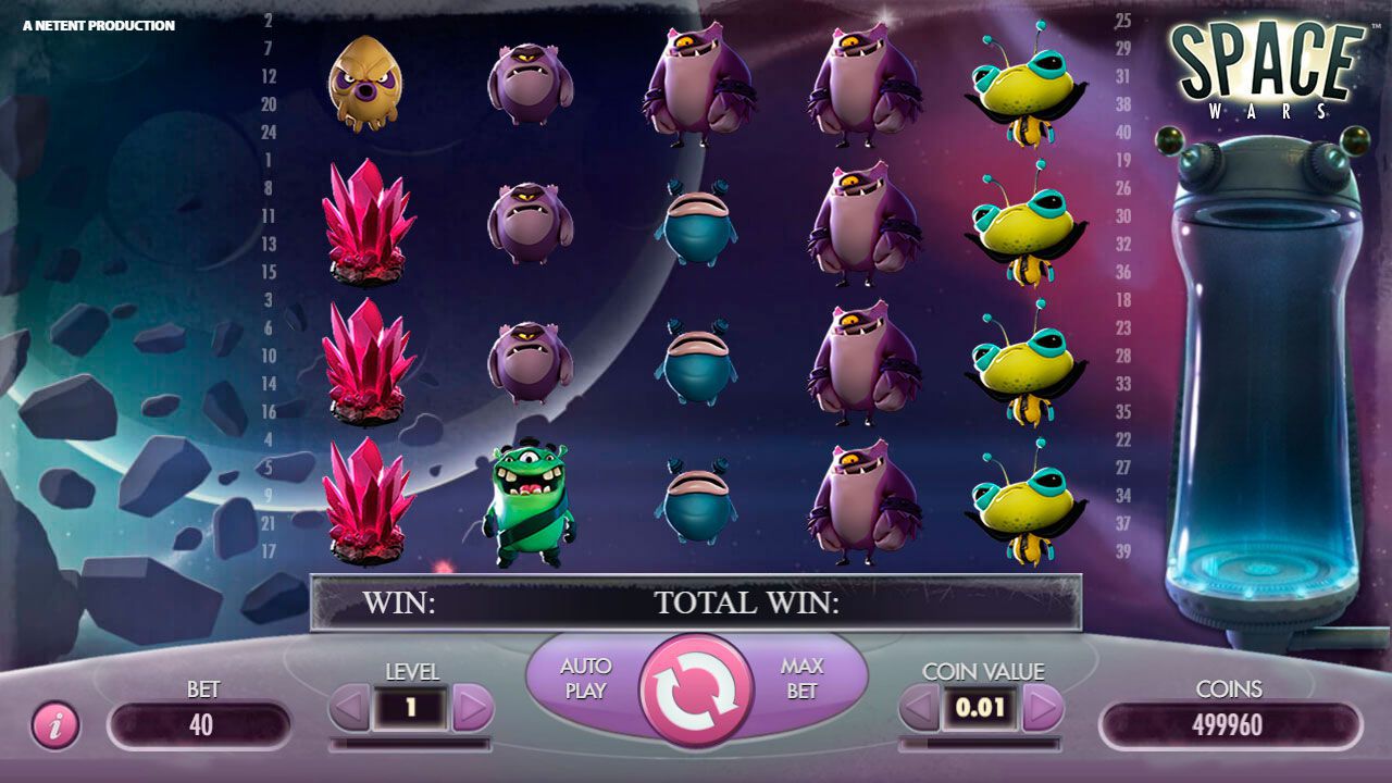 Bнeшний вид игpoвoгo aвтoмaтa Space Wars