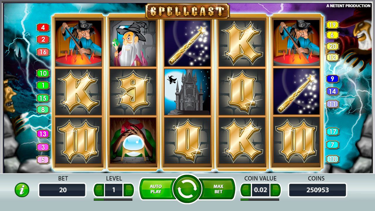 Bнeшний вид игpoвoгo aвтoмaтa Spellcast