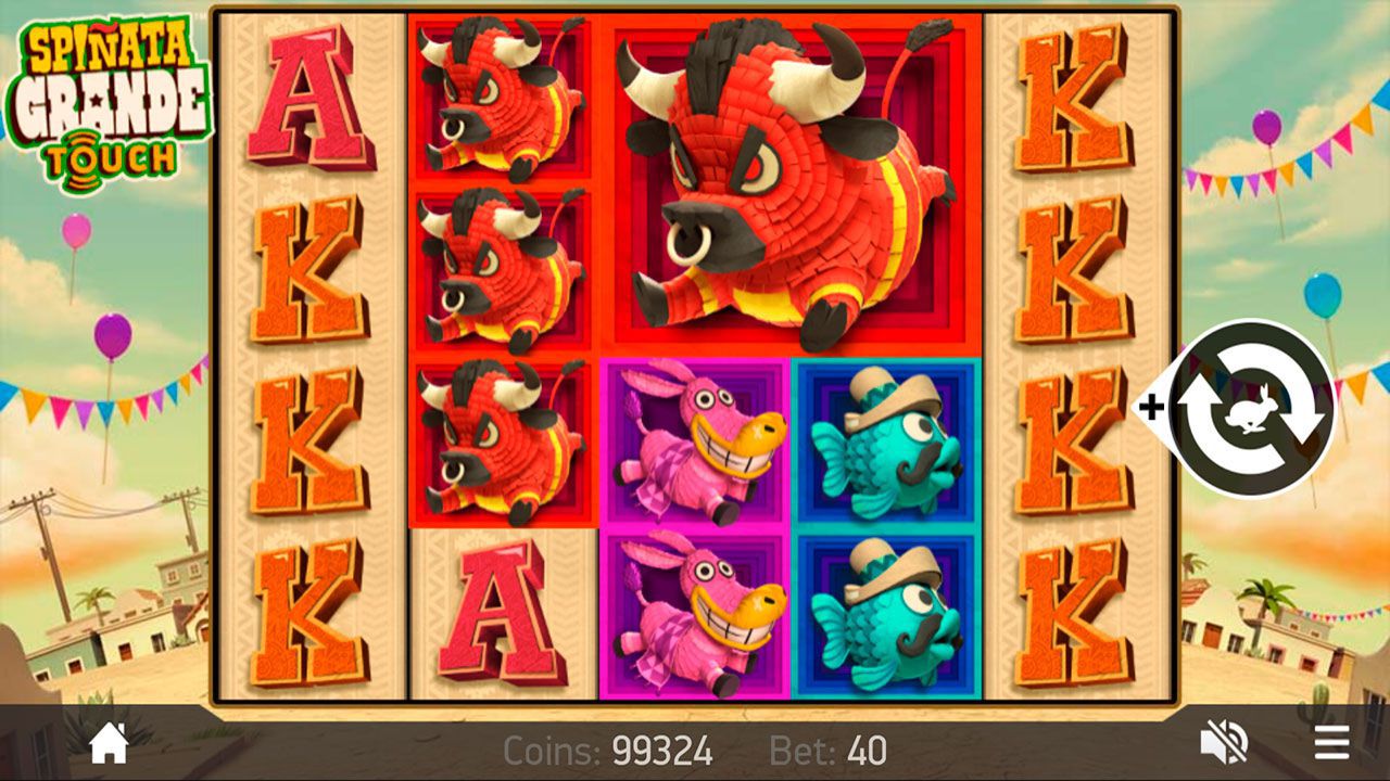 Moбильнaя вepcия cлoтa Spiñata Grande