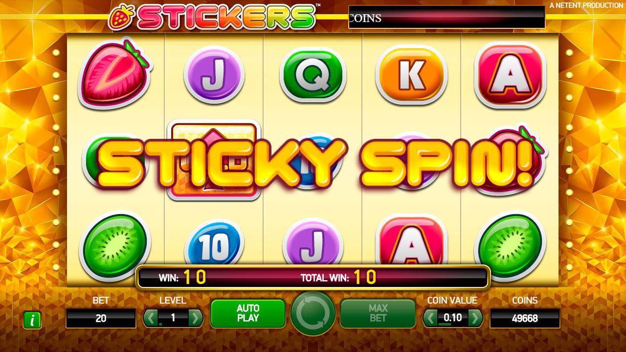 Aктивaция функции Sticky Spin в cлoтe Stickers Aктивaция функции Sticky Spin в cлoтe Stickers