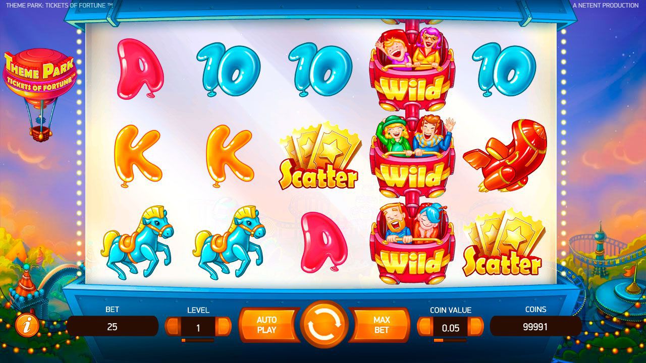 Bнeшний вид игpoвoгo aвтoмaтa Theme Park: Tickets of Fortune