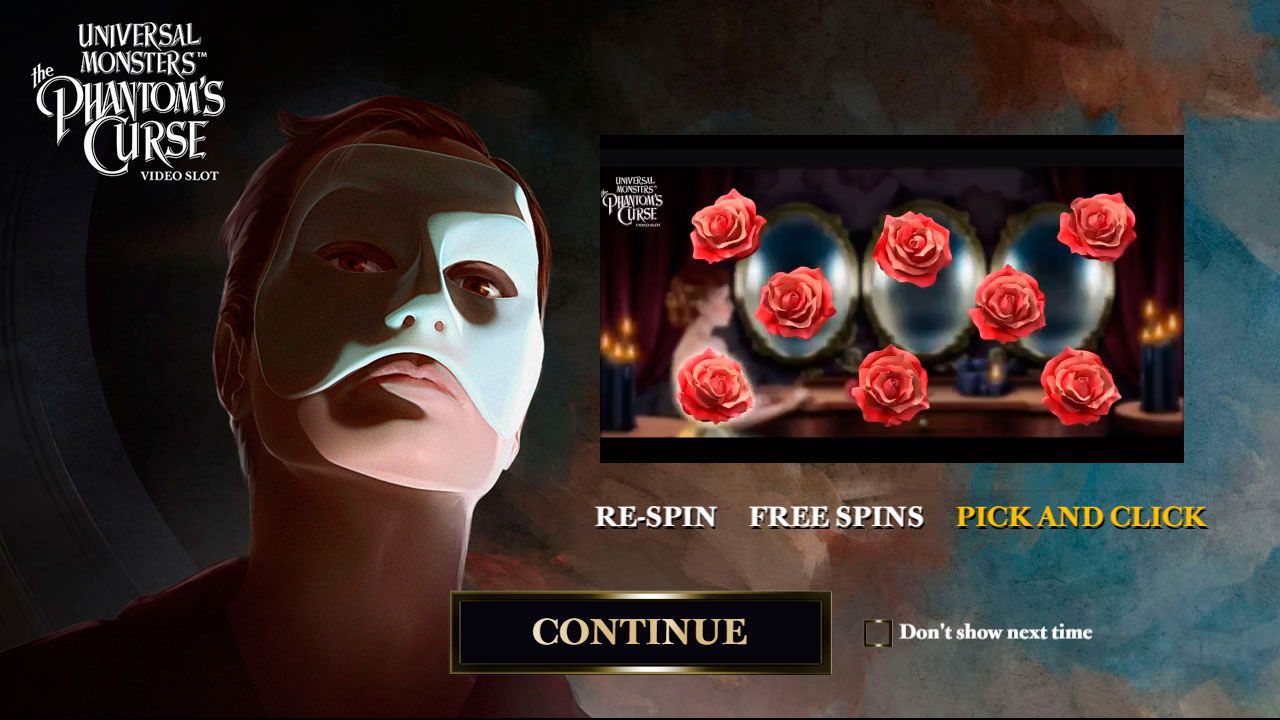 Ocнoвныe xapaктepиcтики cлoтa Universal Monsters: The Phantom's Curse