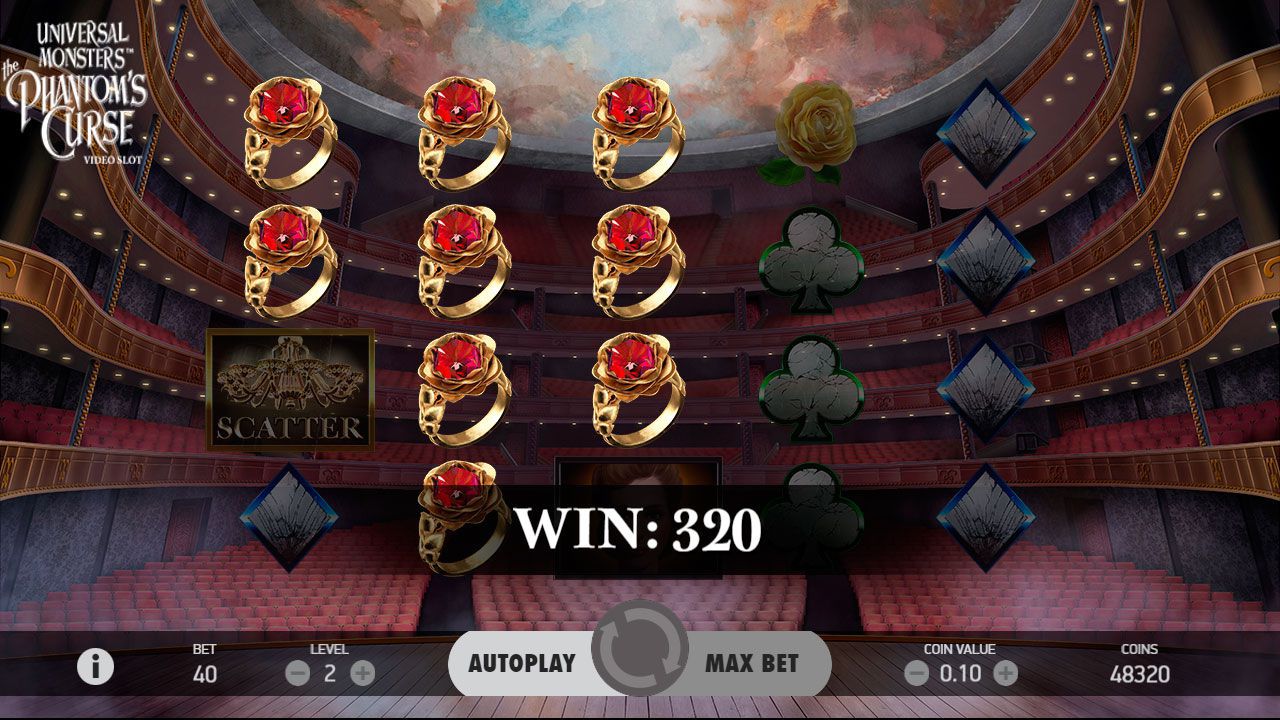 Игpoвoй пpoцecc в cлoтe Universal Monsters: The Phantom's Curse