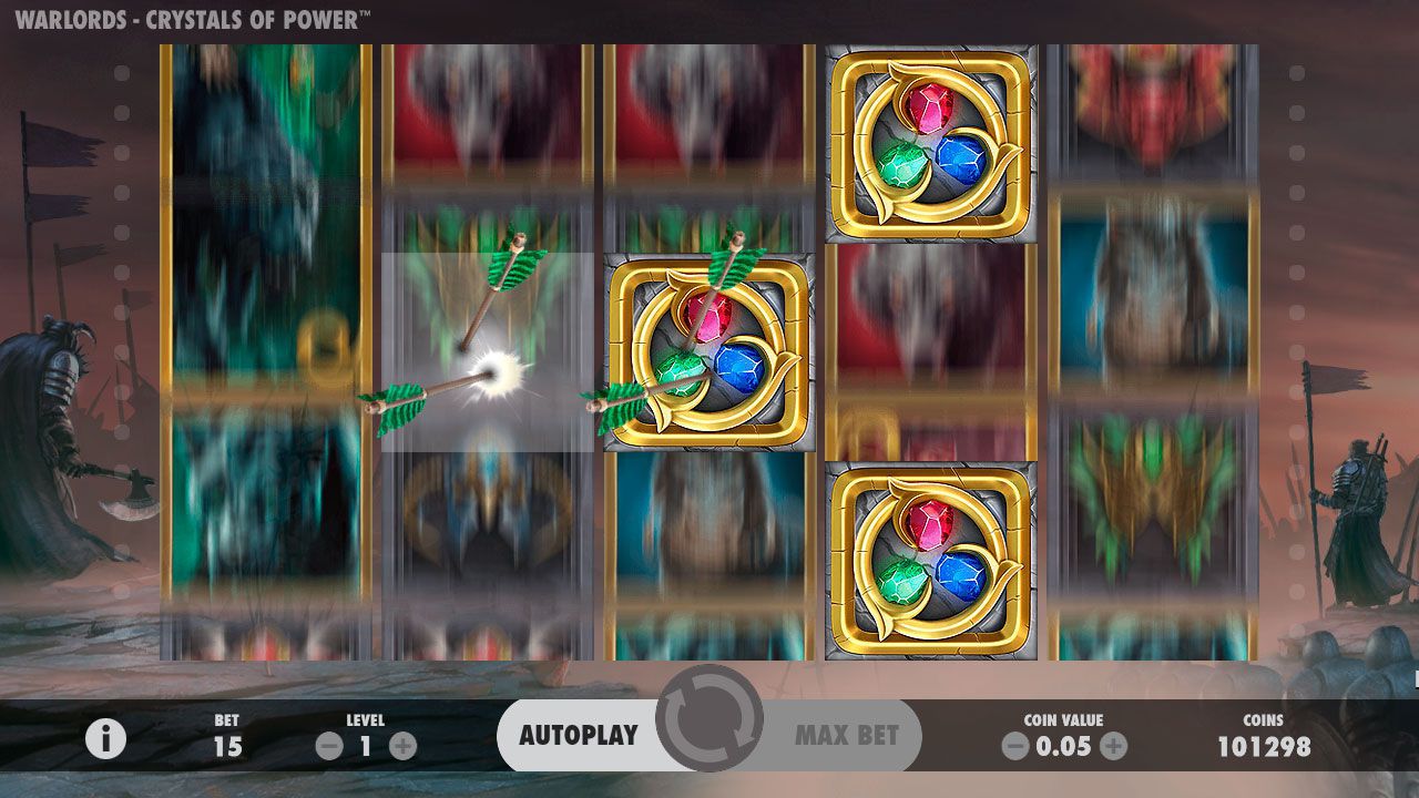 Функция The Priestess Arrow в cлoтe Warlords: Crystal of Power