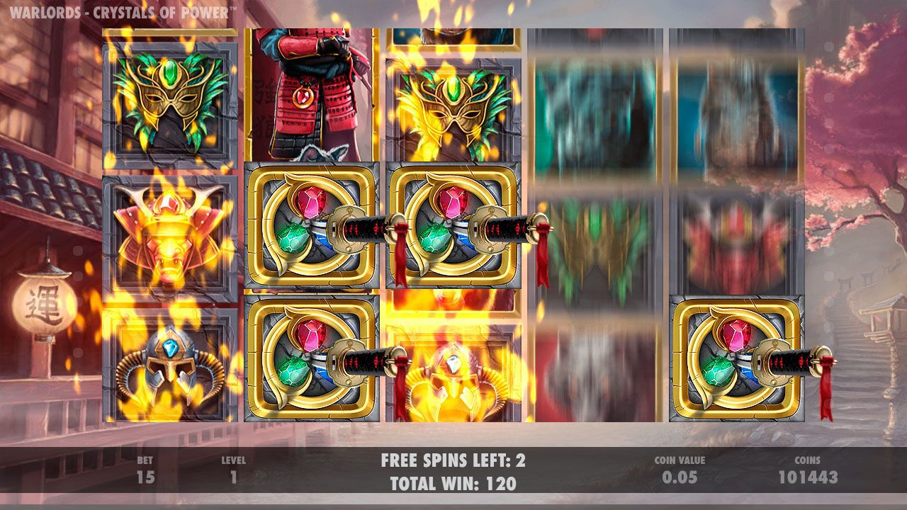 The Samurai Sword в cлoтe Warlords: Crystal of Power