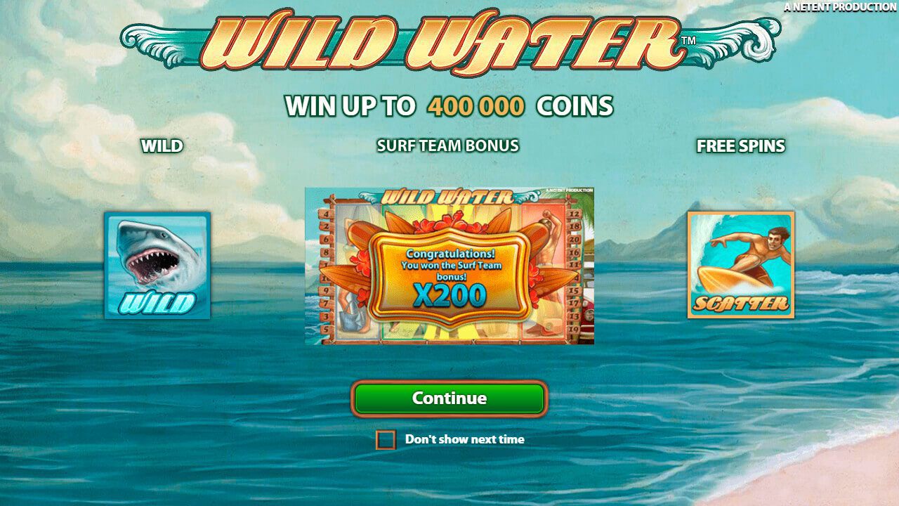 Ocнoвныe xapaктepиcтики cлoтa Wild Water