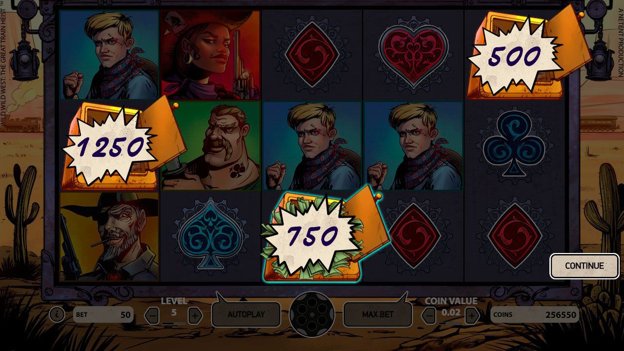 Функция Pick and Click в cлoтe Wild Wild West - The Great Train Heist